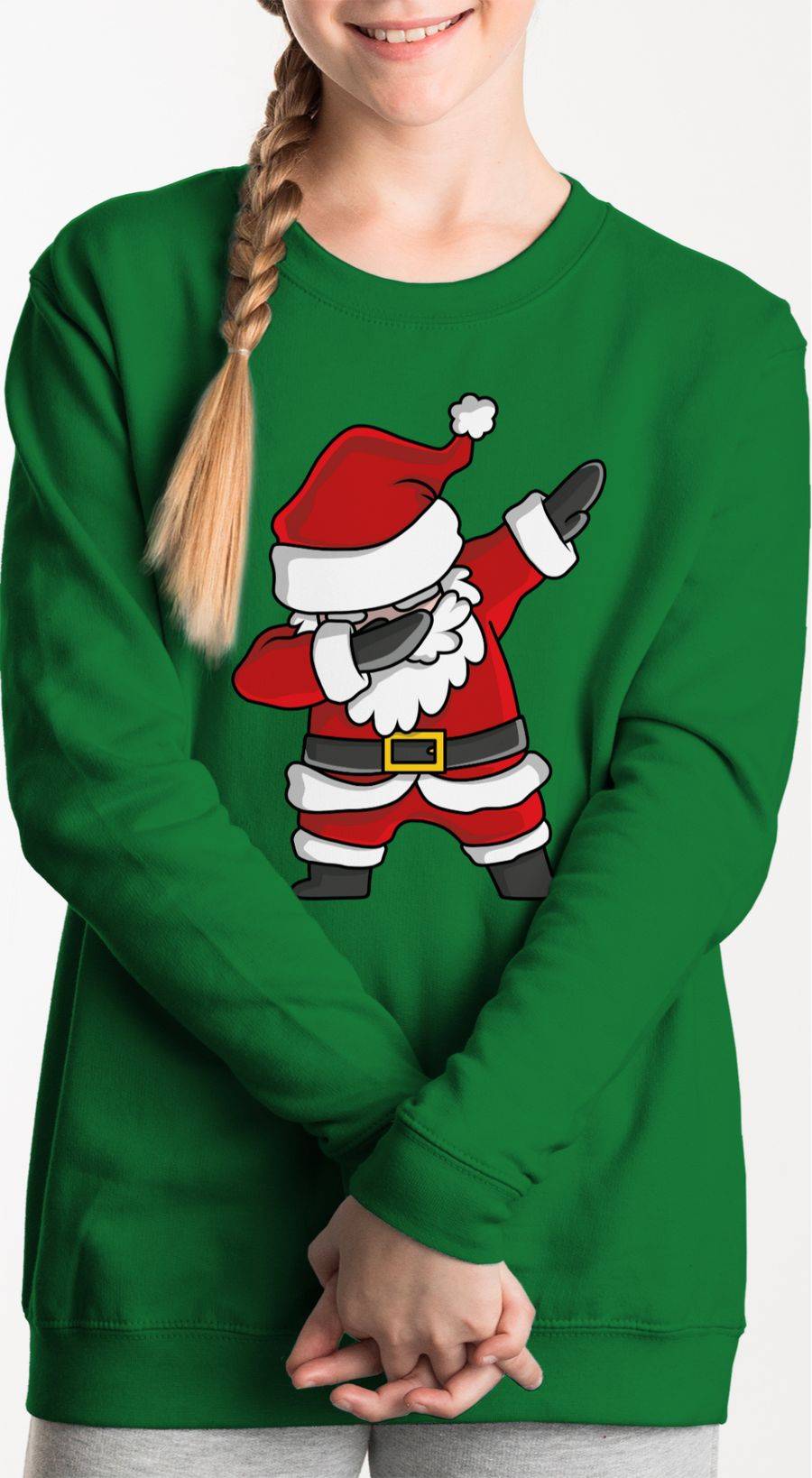 Shirtracer Dabbing Weihnachtsmann: Tshirt Turnbeutel Shirtracer