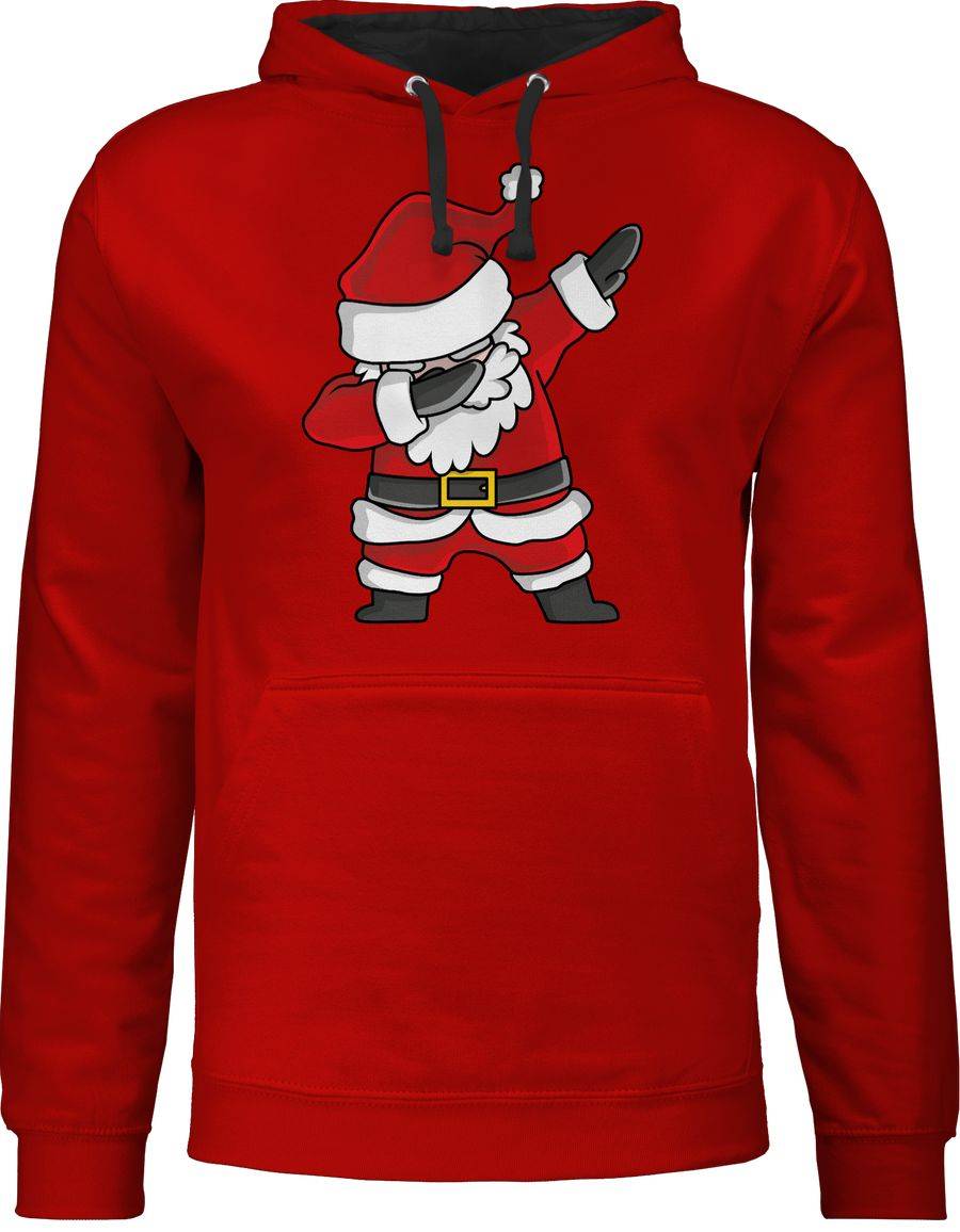 Shirtracer Dabbing Weihnachtsmann: Tshirt Turnbeutel Shirtracer