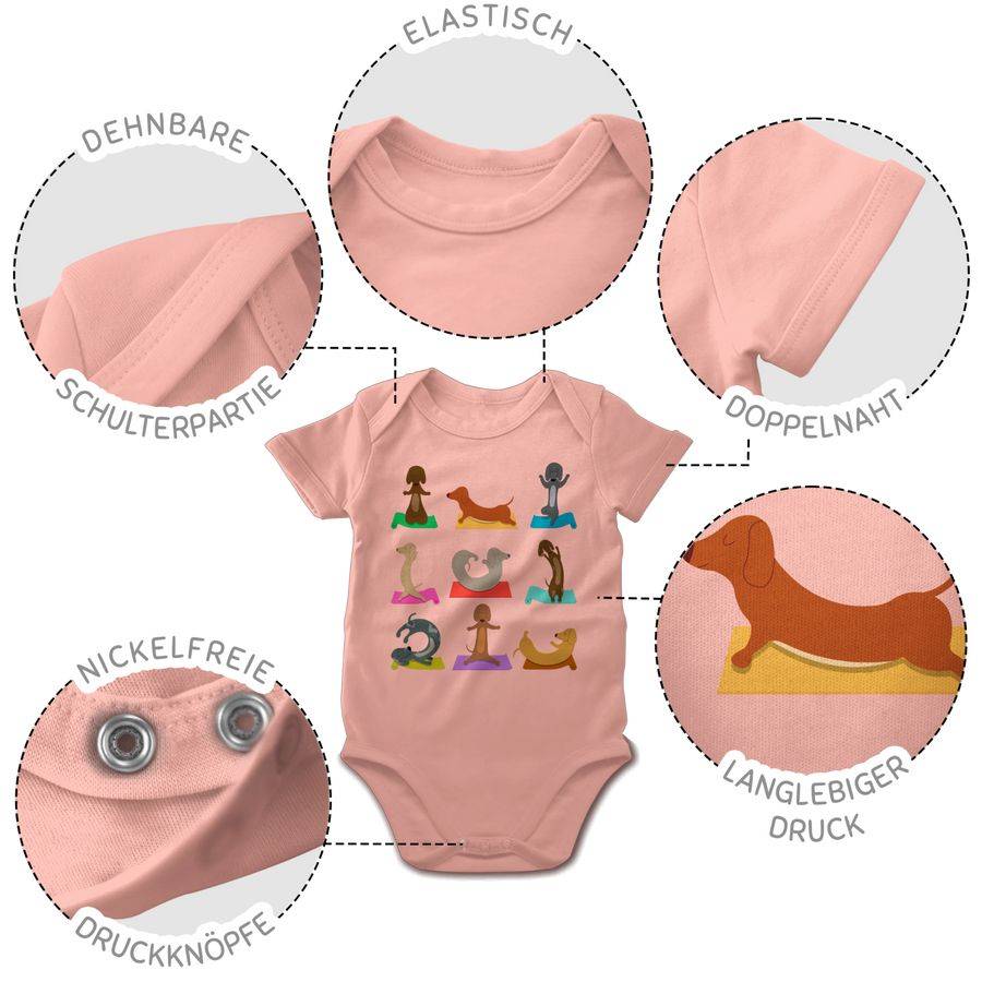 Shirtracer Dackel Yoga Dackel Lustig Shirts & Mehr Shirtracer