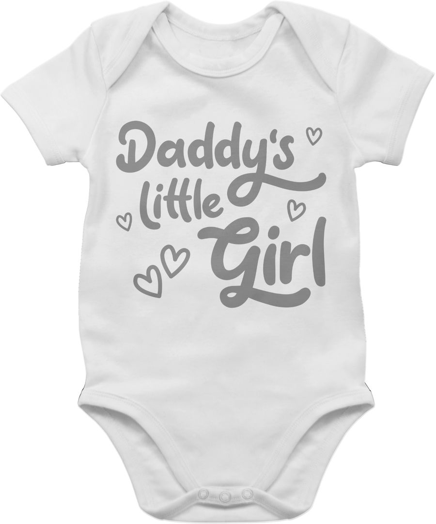 Shirtracer Daddy's little Girl süß grau: Tshirt Turnbeutel Shirtracer