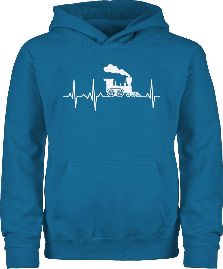 Shirtracer Dampflok Herzschlag weiß Shirts & Mehr Shirtracer