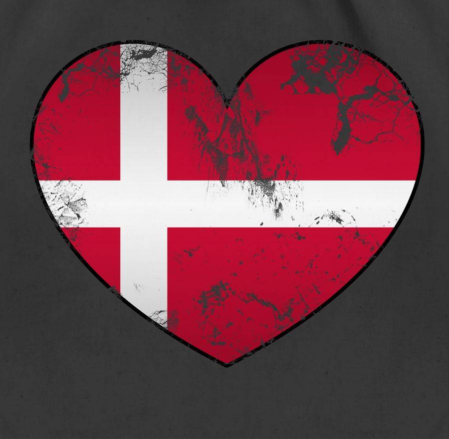Shirtracer Dänemark Vintage Herz Shirts & Mehr Shirtracer