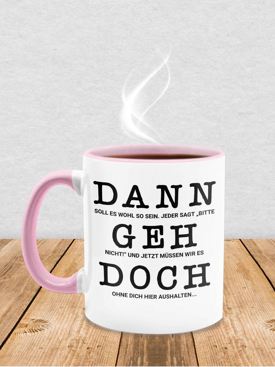 Shirtracer Dann Geh Doch: T-Shirt Gym Bag Shirtracer