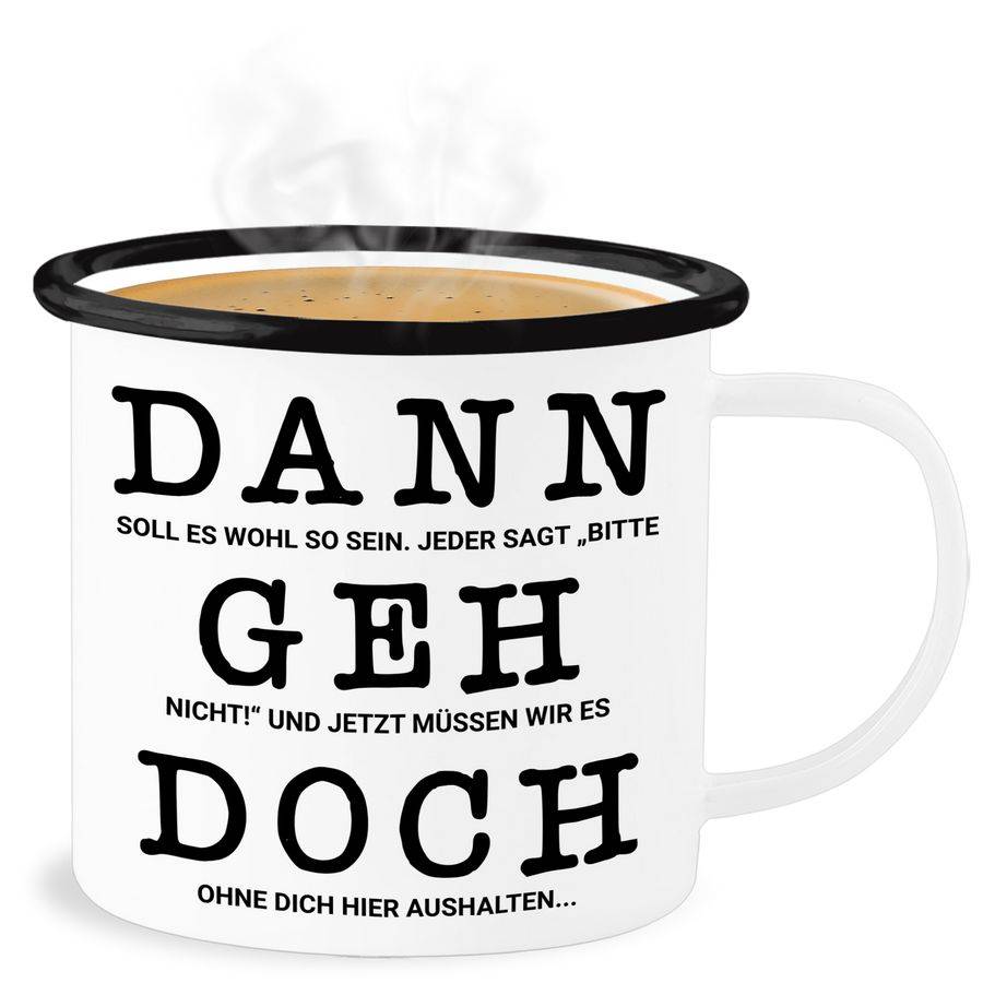 Shirtracer Dann geh doch: T-Shirt Gym Bag Shirtracer