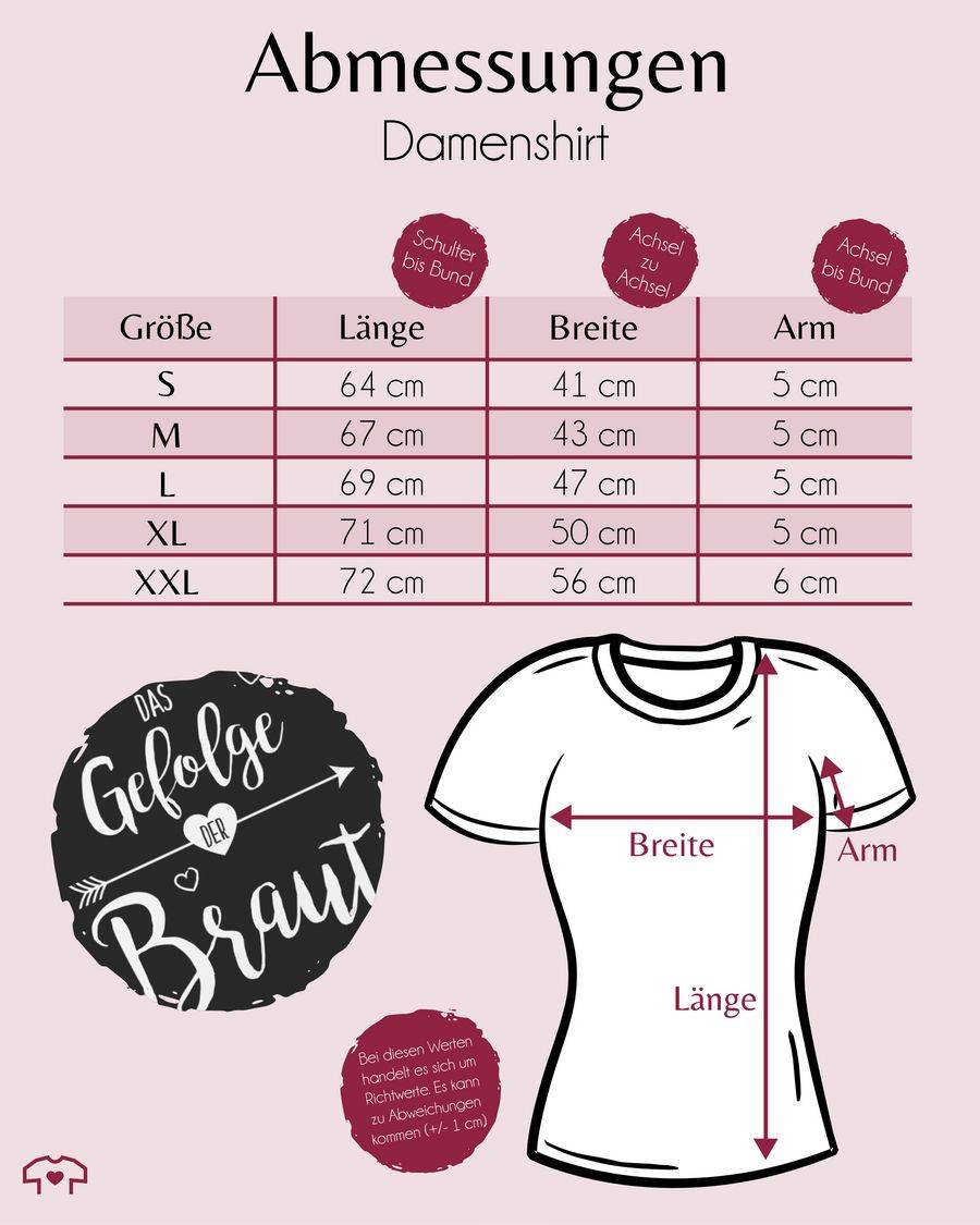 Shirtracer Das Gefolge Der Braut: Tshirt Turnbeutel Shirtracer