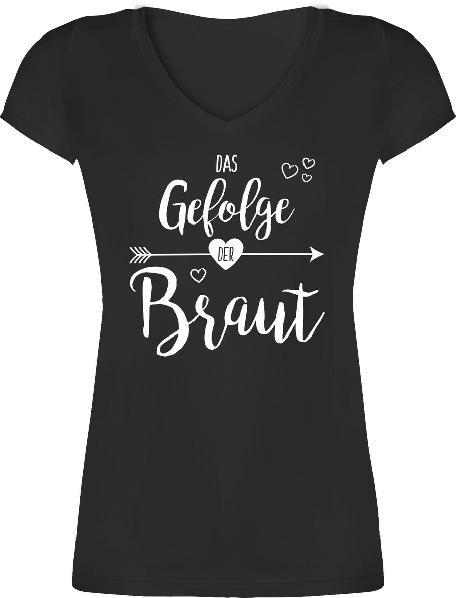 Shirtracer Das Gefolge der Braut: Tshirt Turnbeutel Shirtracer
