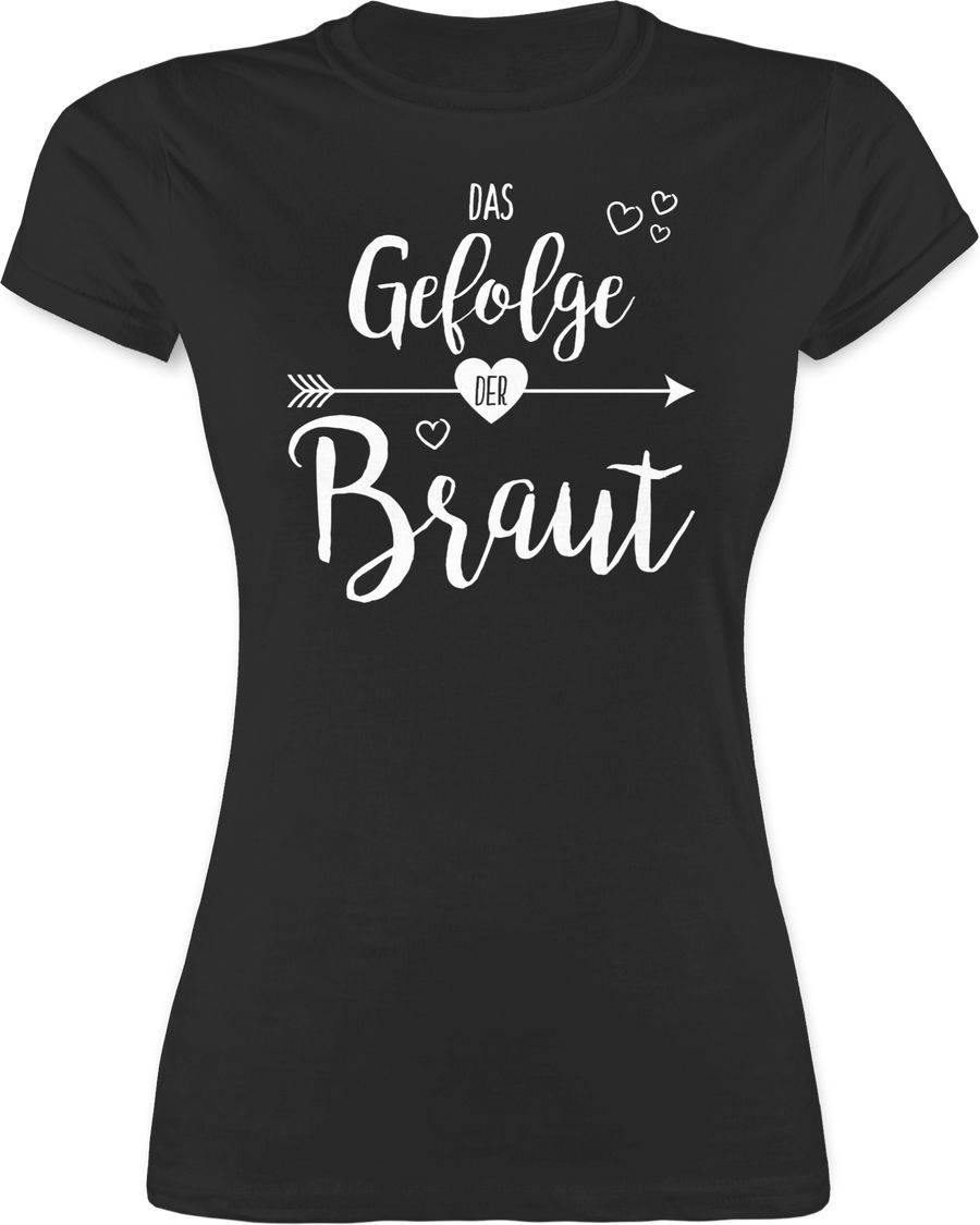 Shirtracer Das Gefolge der Braut: Tshirt Turnbeutel Shirtracer