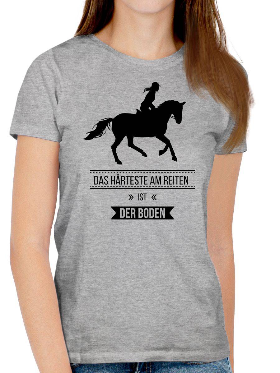 Shirtracer Das Härteste Am Reiten Ist Der Boden: T-Shirt Rucksack Shirtracer