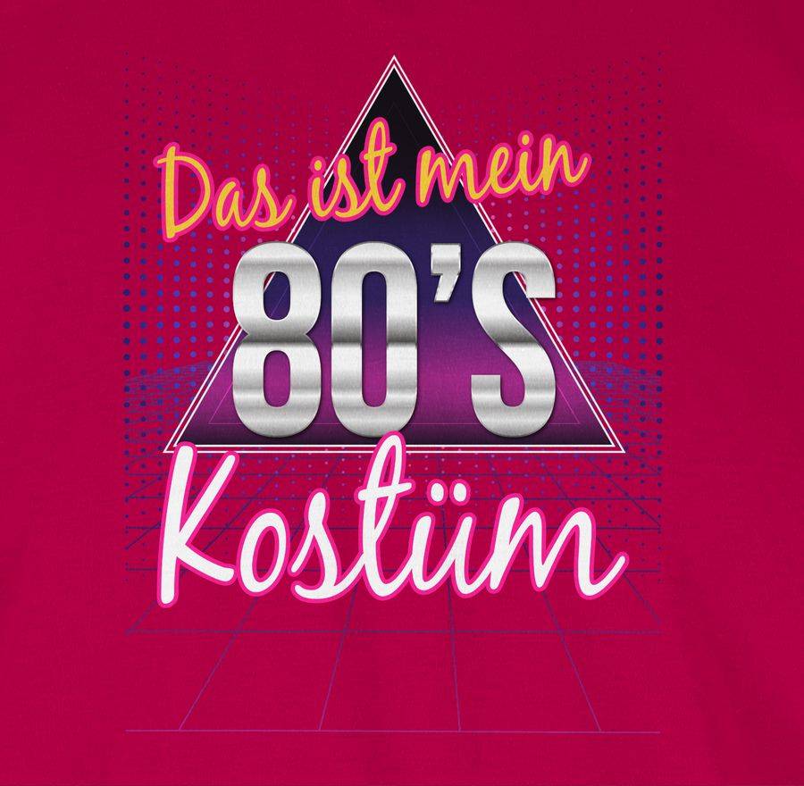 Shirtracer Das Ist Mein 80er Jahre Kostüm: T-Shirt Turnbeutel Shirtracer