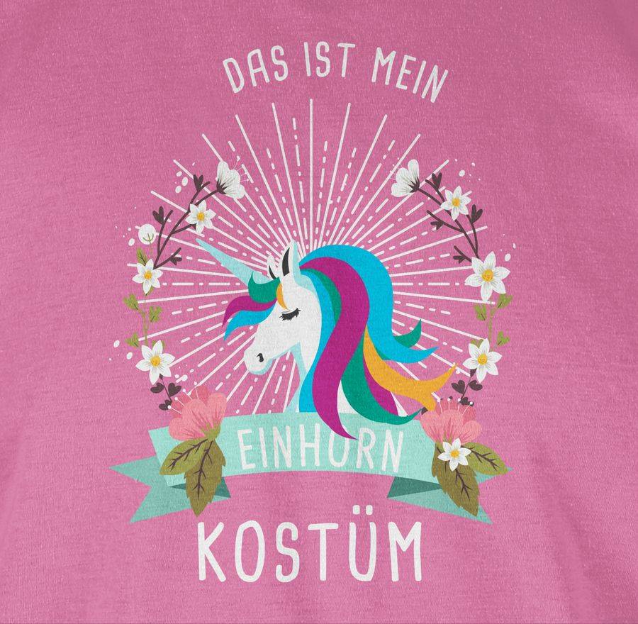 Shirtracer Das Ist Mein Einhorn Kostüm Blumenkranz Shirts & Mehr Shirtracer