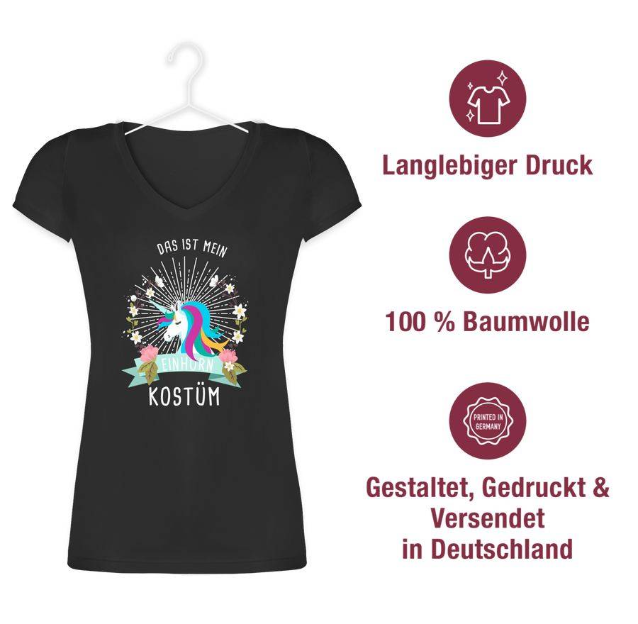 Shirtracer Das Ist Mein Einhorn Kostüm Blumenkranz Shirts & Mehr Shirtracer