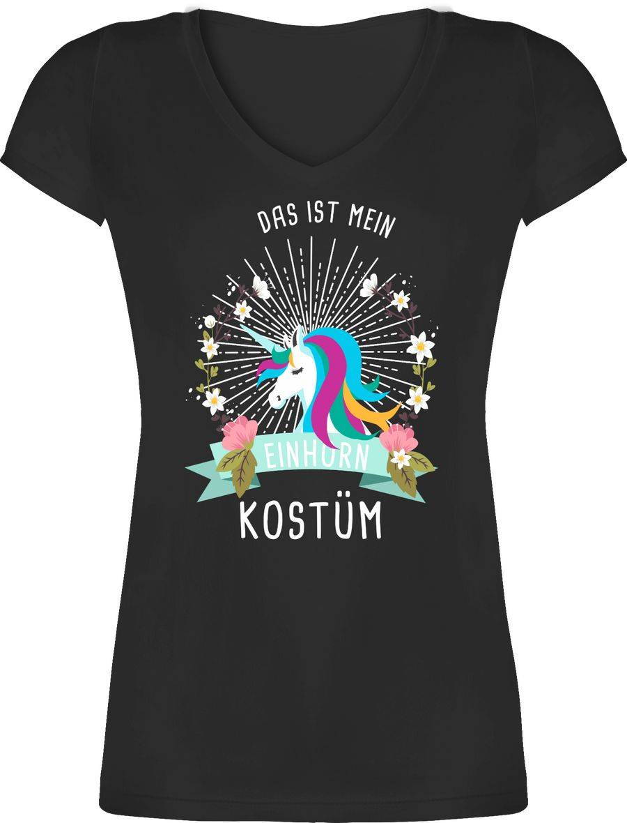 Shirtracer Das ist mein Einhorn Kostüm Blumenkranz Shirts & Mehr Shirtracer