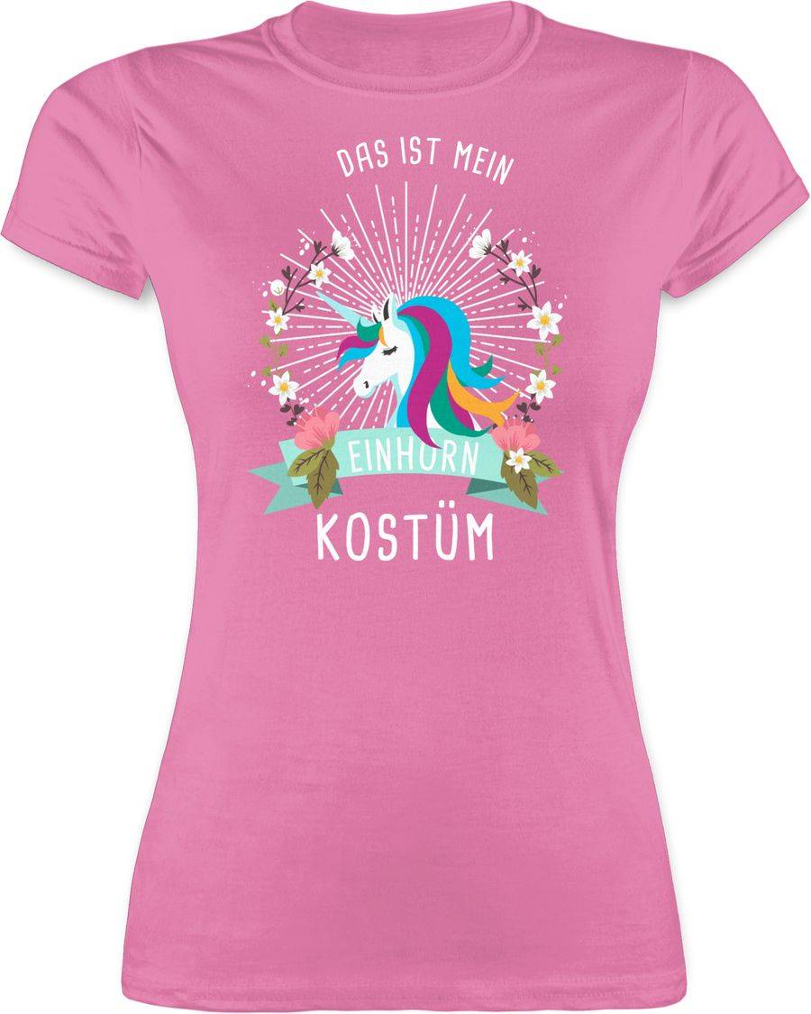 Shirtracer Das ist mein Einhorn Kostüm Blumenkranz Shirts & Mehr Shirtracer
