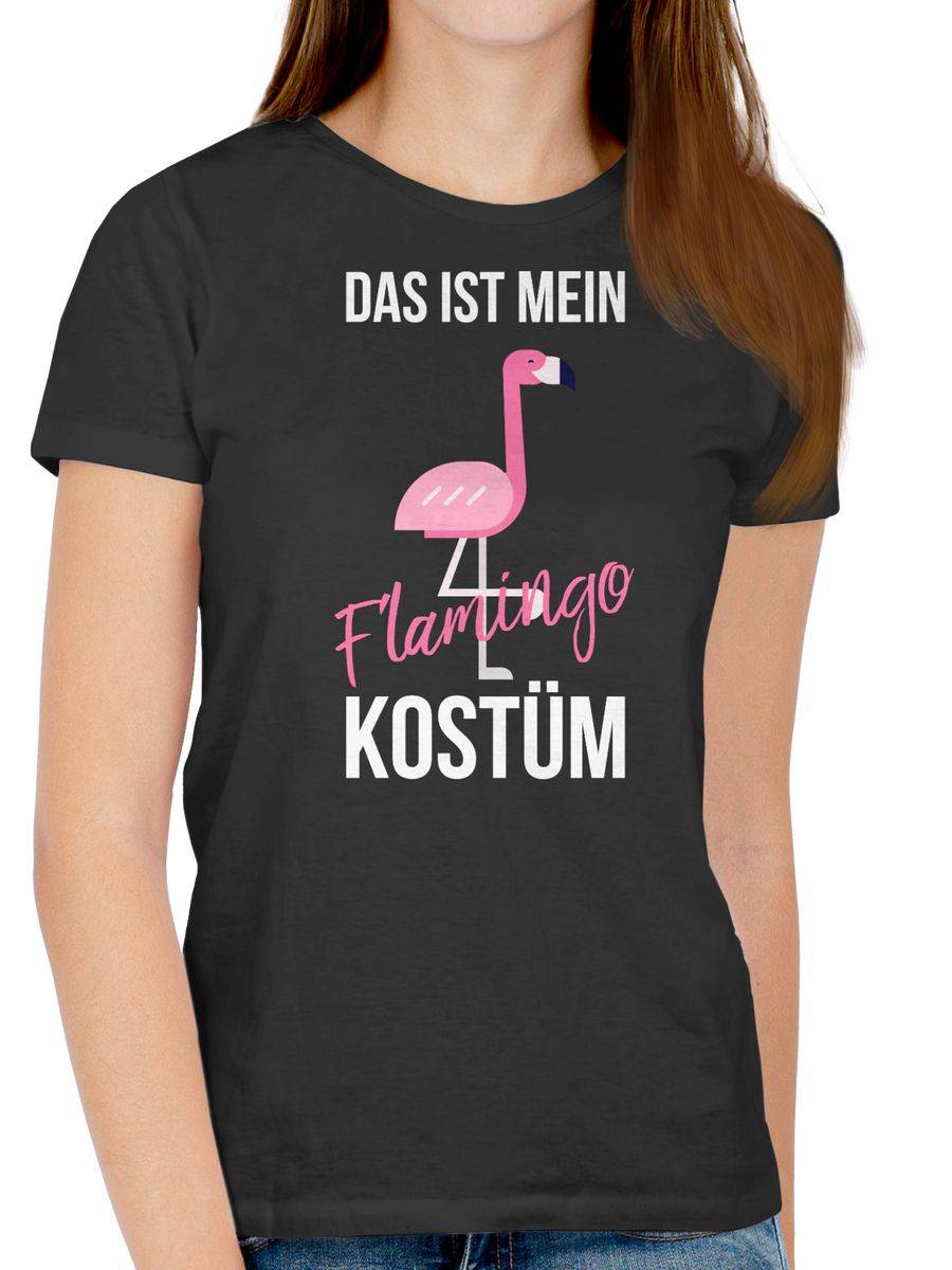 Shirtracer Das Ist Mein Flamingo Kostüm: T-Shirt Rucksack Shirtracer
