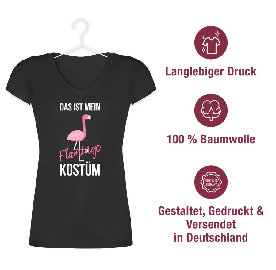 Shirtracer Das Ist Mein Flamingo Kostüm: T-Shirt Rucksack Shirtracer