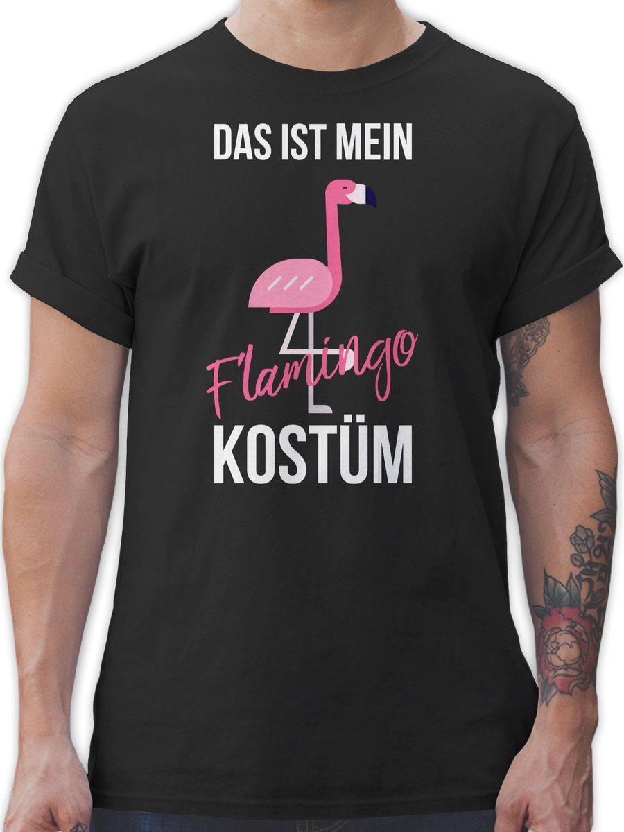 Shirtracer Das ist mein Flamingo Kostüm: T-Shirt Rucksack Shirtracer