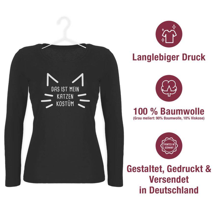 Shirtracer Das Ist Mein Katzen Kostüm: Tshirt Turnbeutel Shirtracer