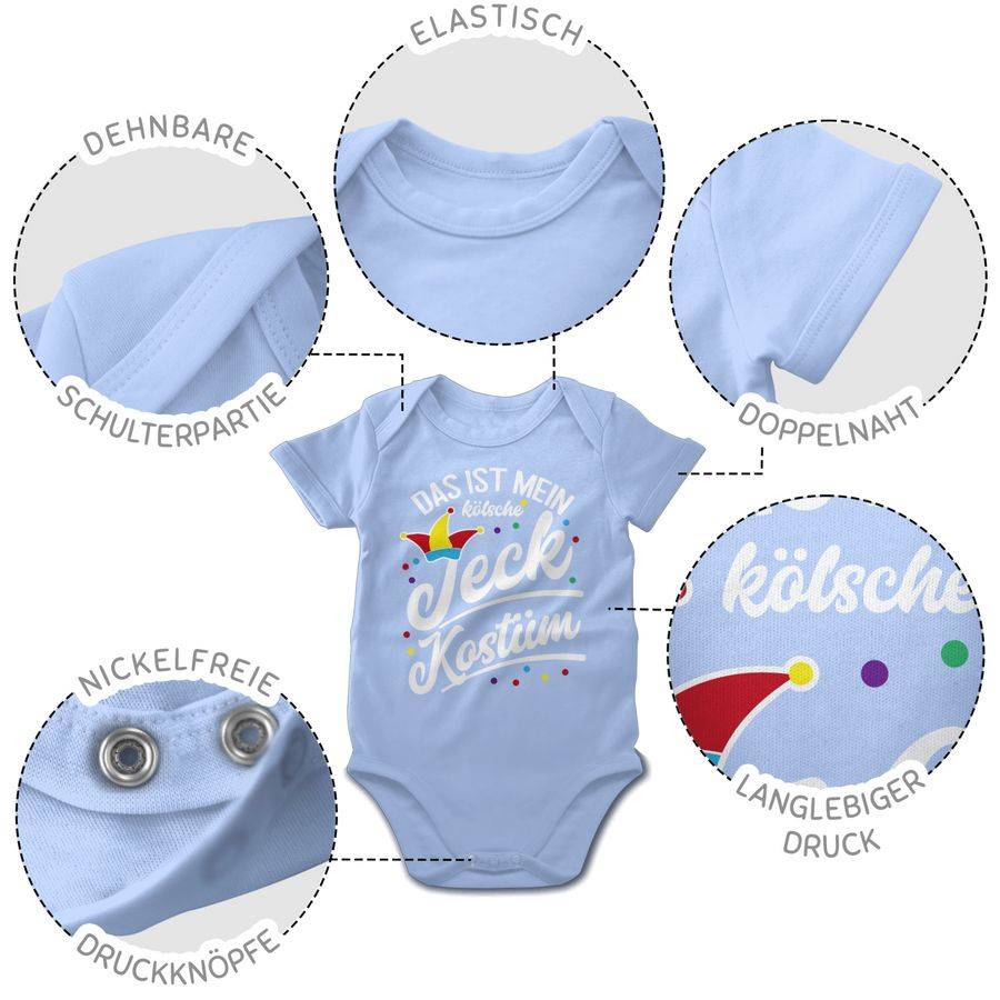 Shirtracer Das Ist Mein Kölsche Jeck Kostüm - Weiß Shirts & Mehr Shirtracer