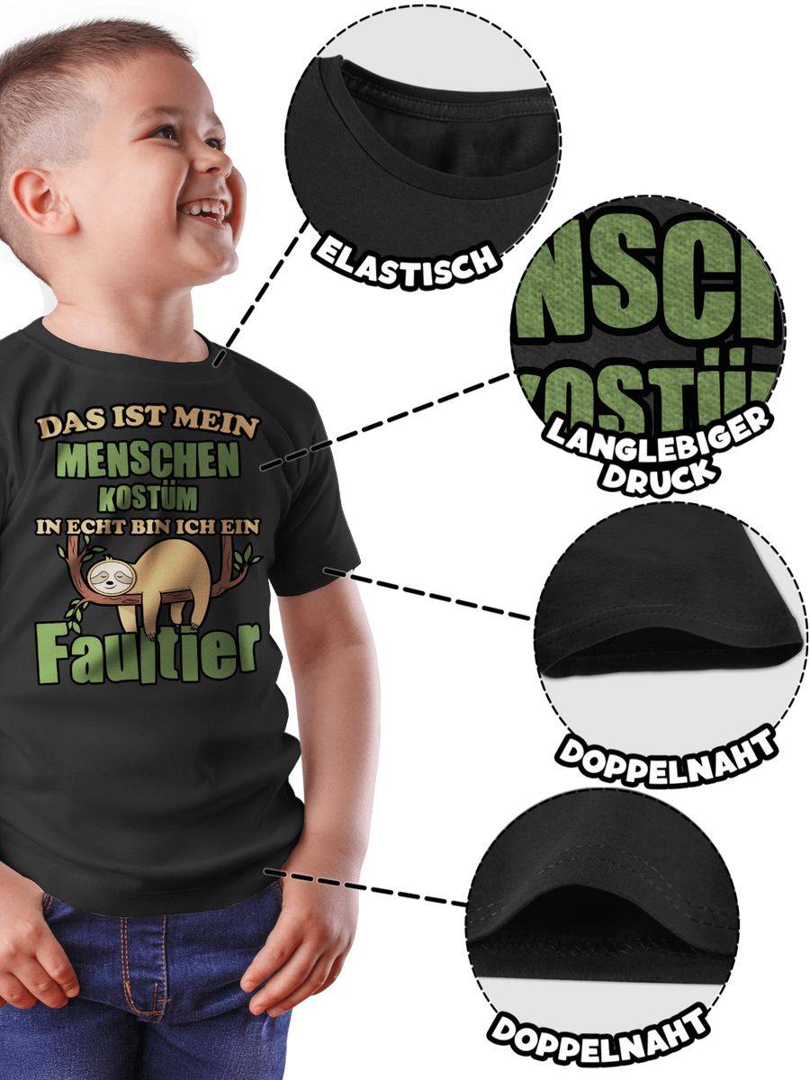 Shirtracer Das Ist Mein Menschen Kostüm In Echt Bin Ich Ein Faultier Schlafend Shirts & M Shirtracer