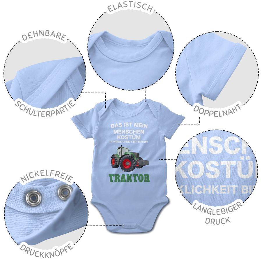 Shirtracer Das Ist Mein Menschen Kostüm In Echt Bin Ich Ein Traktor: T-Shirt Rucksack Shirtracer