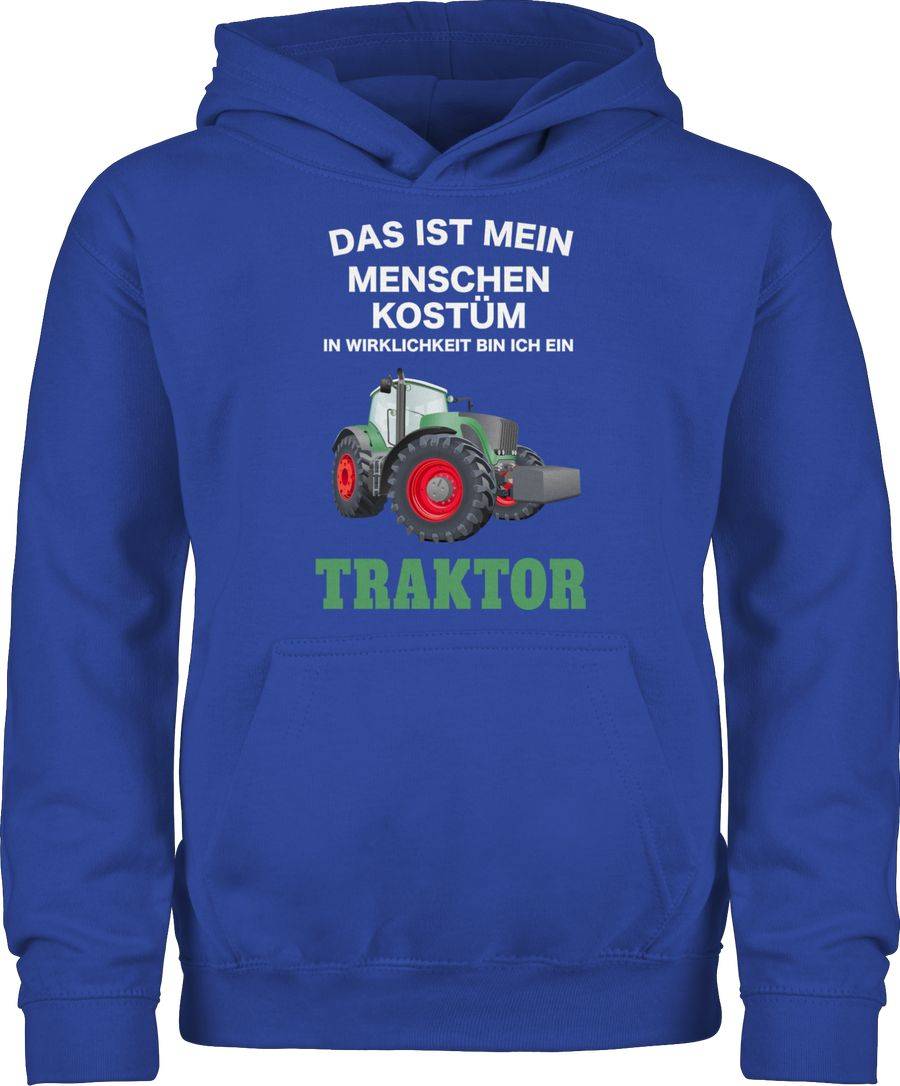 Shirtracer Das ist mein Menschen Kostüm in echt bin ich ein Traktor: T-Shirt Rucksack Shirtracer