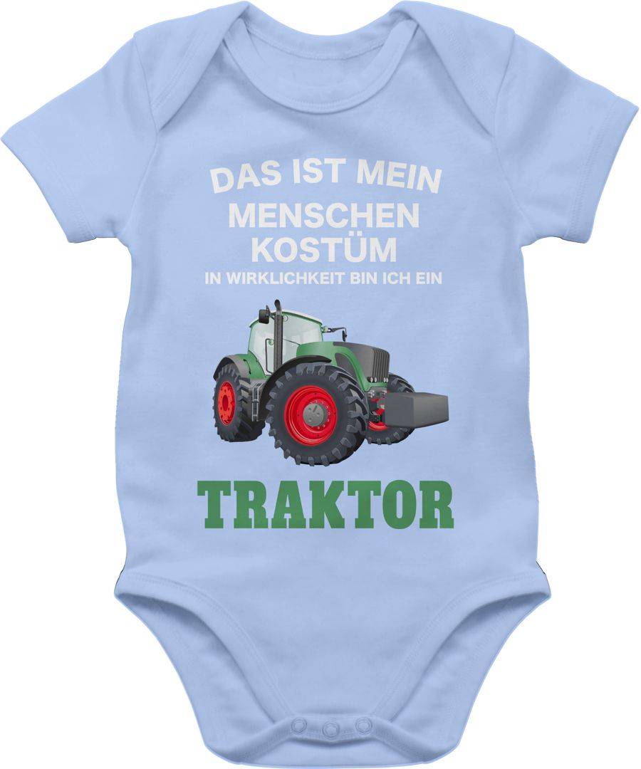 Shirtracer Das ist mein Menschen Kostüm in echt bin ich ein Traktor: T-Shirt Rucksack Shirtracer