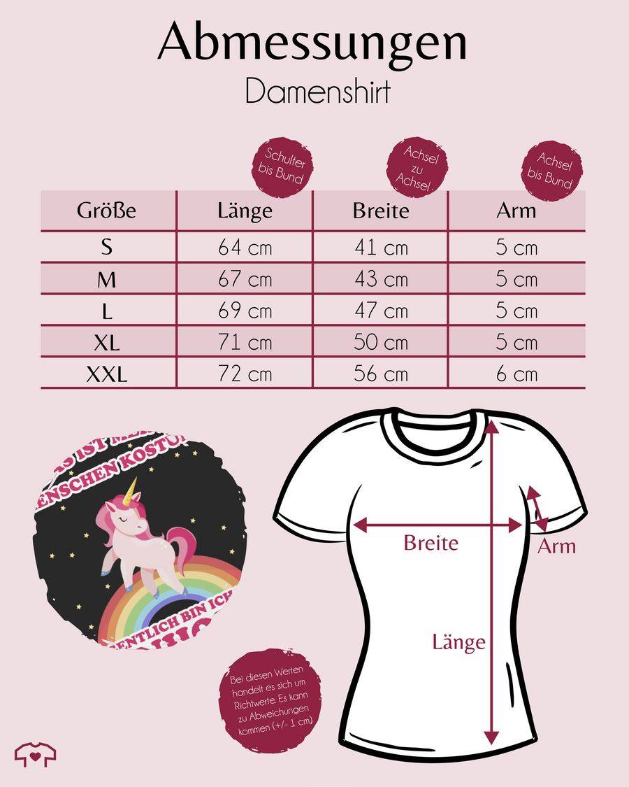 Shirtracer Das Ist Mein Menschenkostüm Einhorn: Tshirt Turnbeutel Shirtracer