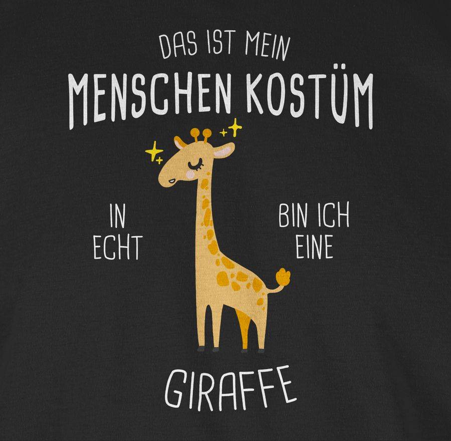 Shirtracer Das Ist Mein Menschenkostüm In Echt Bin Ich Eine Giraffe: T-Shirt Rucksack Shirtracer