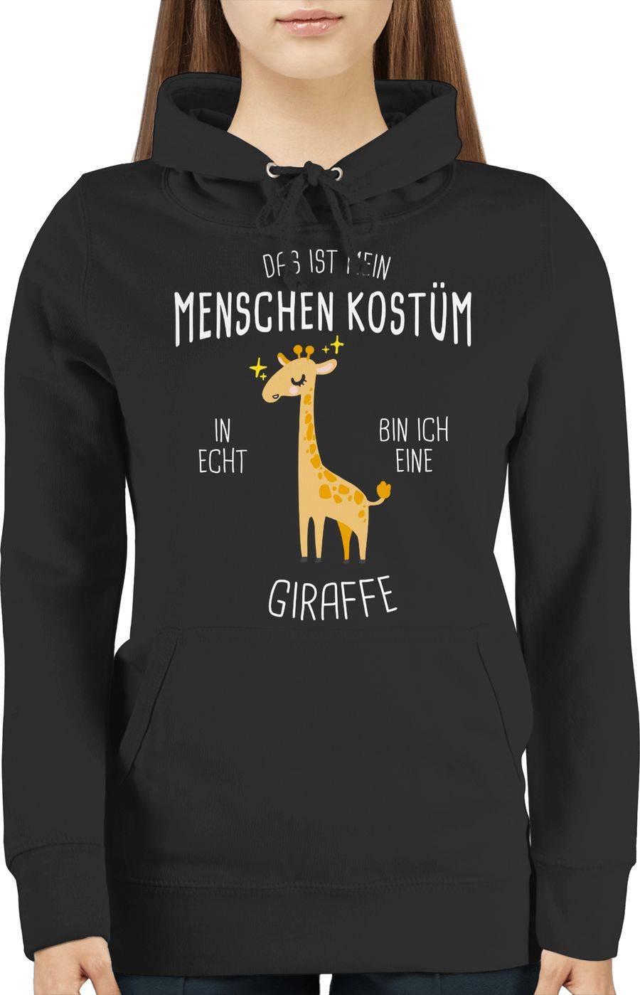 Shirtracer Das Ist Mein Menschenkostüm In Echt Bin Ich Eine Giraffe: T-Shirt Rucksack Shirtracer