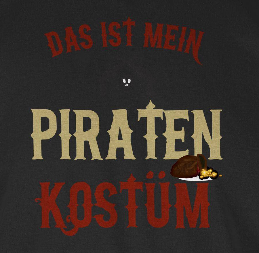 Shirtracer Das Ist Mein Piraten Kostüm: Tshirt Turnbeutel Shirtracer