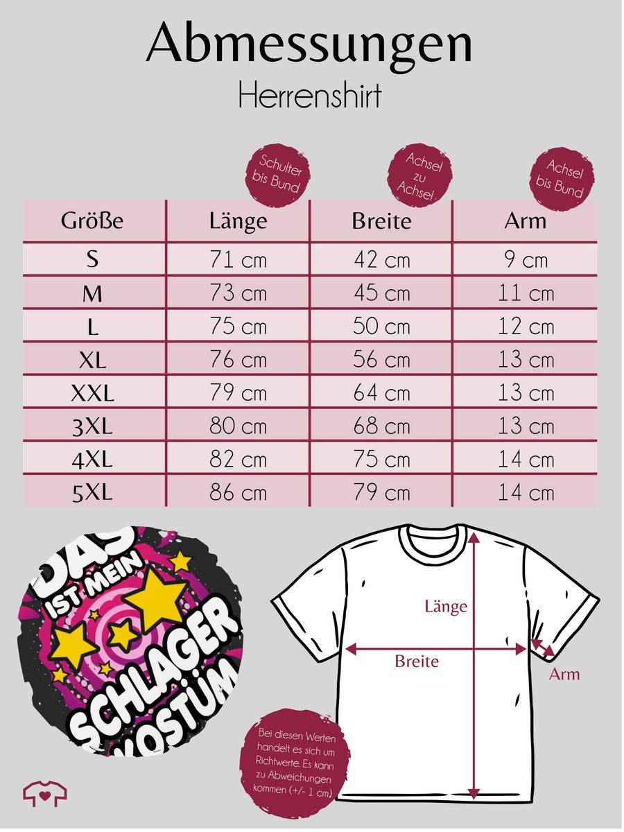 Shirtracer Das Ist Mein Schlager Kostüm Shirts & Mehr Shirtracer