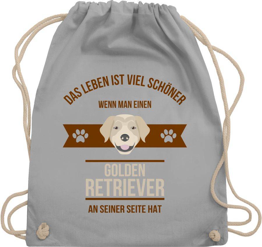 Shirtracer Das Leben ist viel schöner wenn man einen Golden Retriever an seiner Seite hat