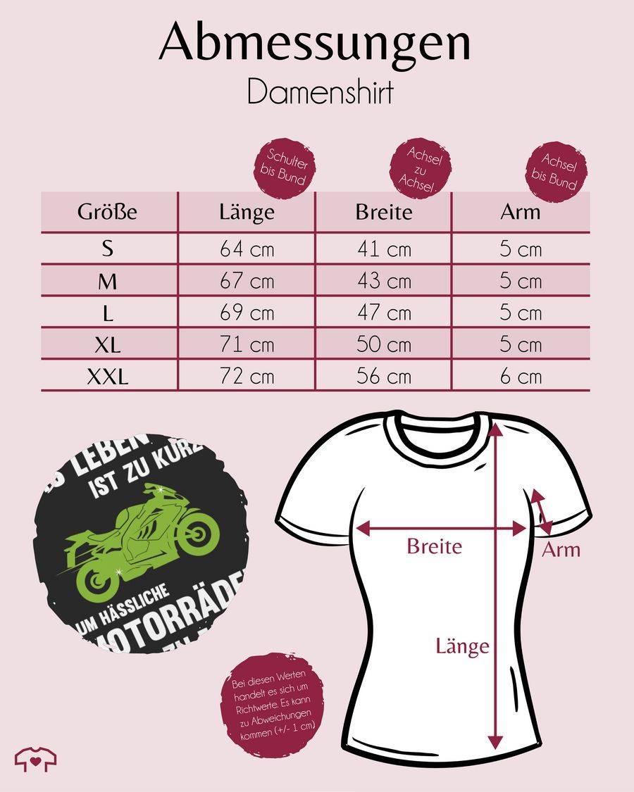 Shirtracer Das Leben Ist Zu Kurz Um Hässliche Motorräder Zu Fahren Shirts & Mehr Shirtracer