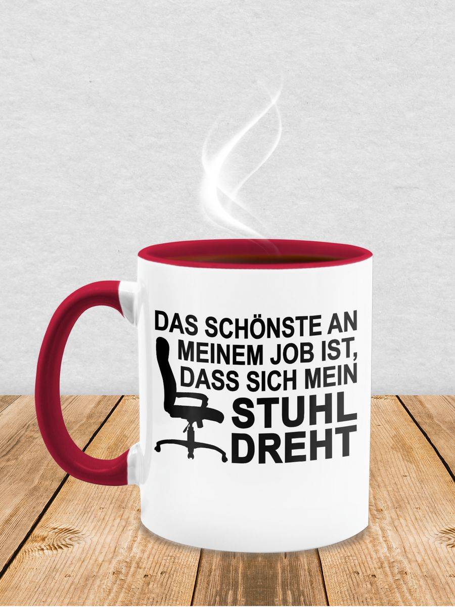 Shirtracer Das Schönste An Meinem Job Ist, Dass Sich Der Stuhl Dreht - Schwarz Shirts & M Shirtracer