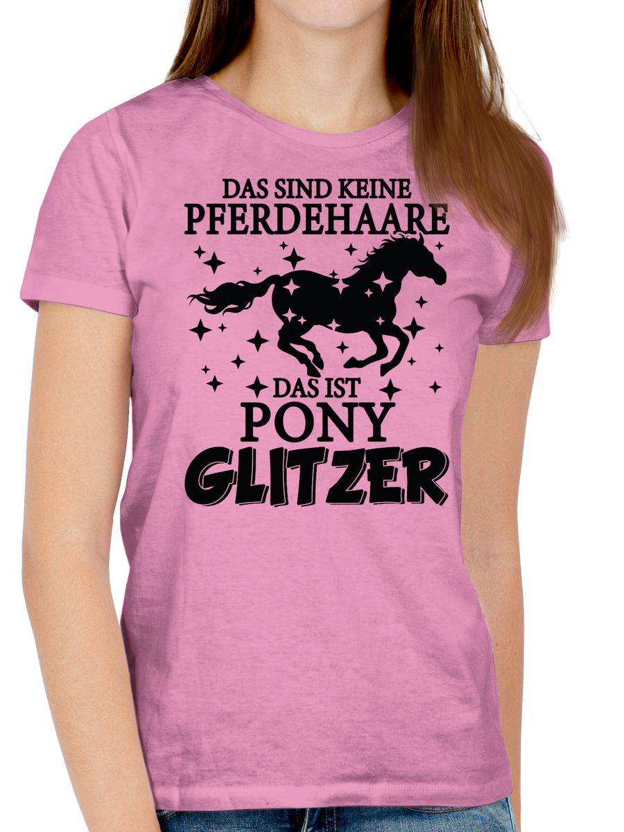 Shirtracer Das Sind Keine Pferdehaare - Das Ist Pony Glitzer - Schwarz: Tshirt Gym Bag Shirtracer