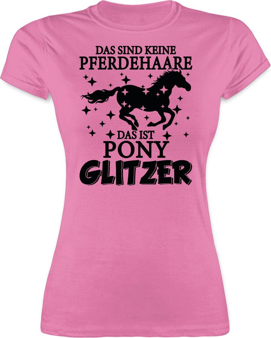 Shirtracer Das sind keine Pferdehaare - Das ist Pony Glitzer - schwarz: Tshirt Gym Bag Shirtracer