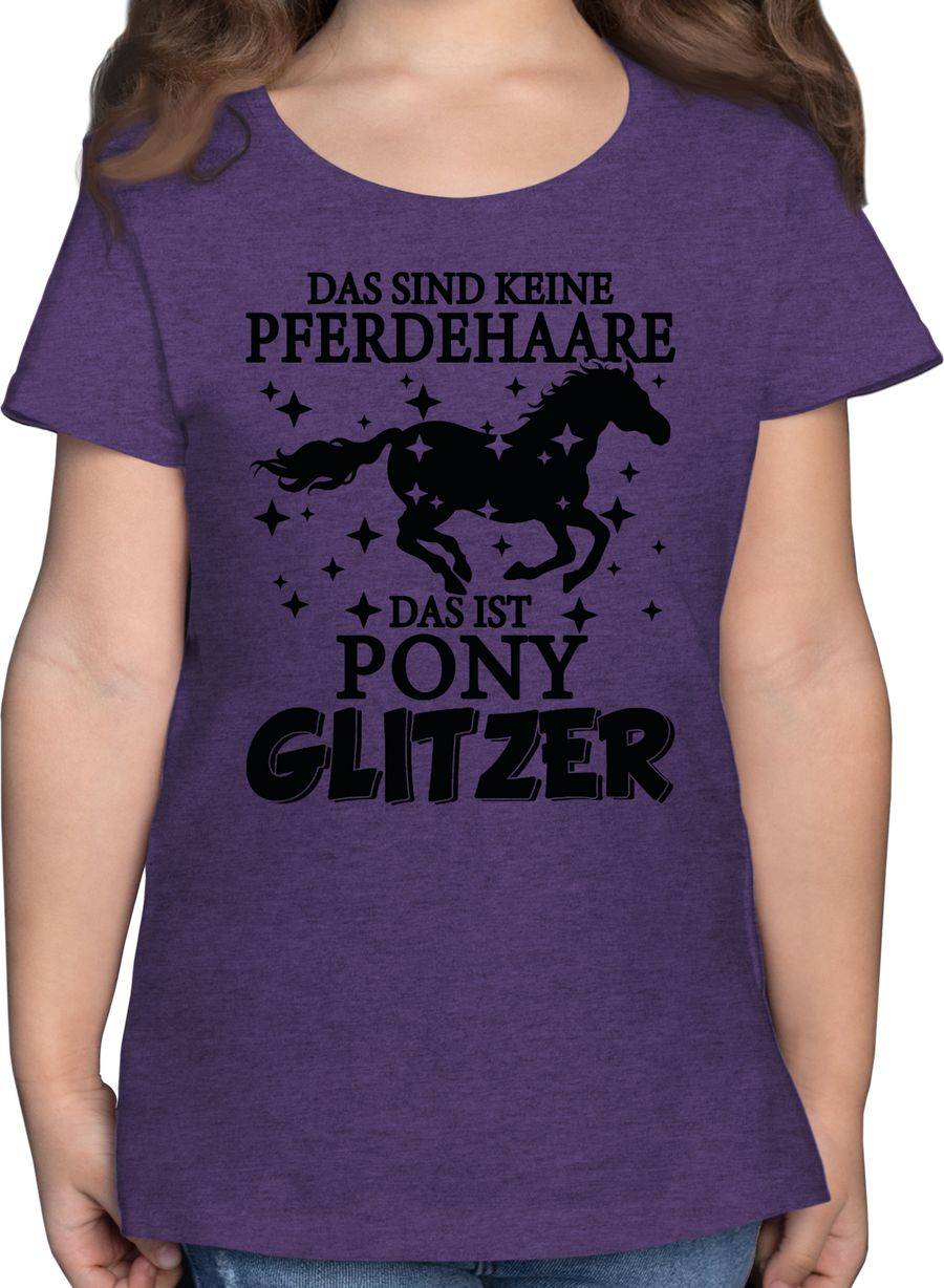 Shirtracer Das sind keine Pferdehaare - Das ist Pony Glitzer - schwarz: Tshirt Gym Bag Shirtracer