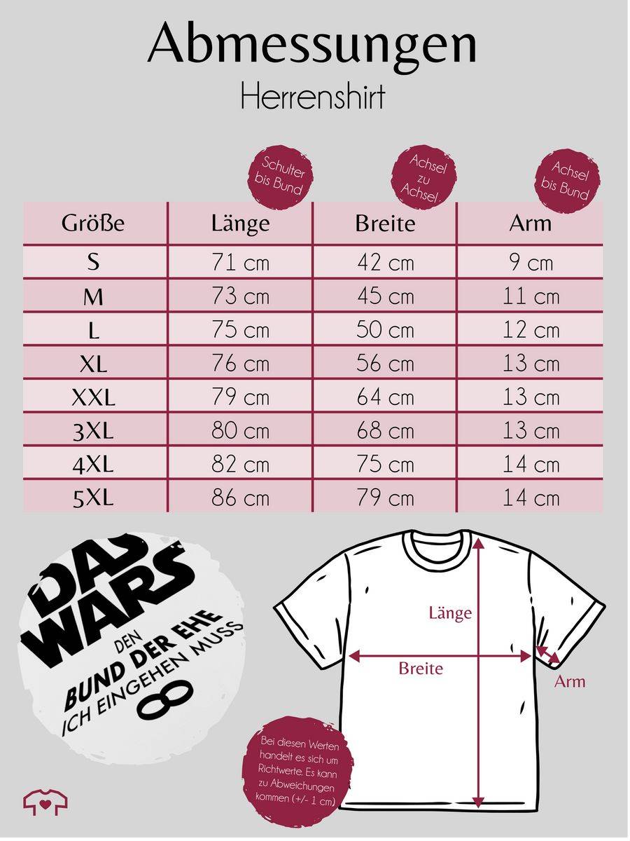 Shirtracer Das Wars Den Bund Der Ehe Ich Eingehen Muss Schwarz Shirts & Mehr Shirtracer