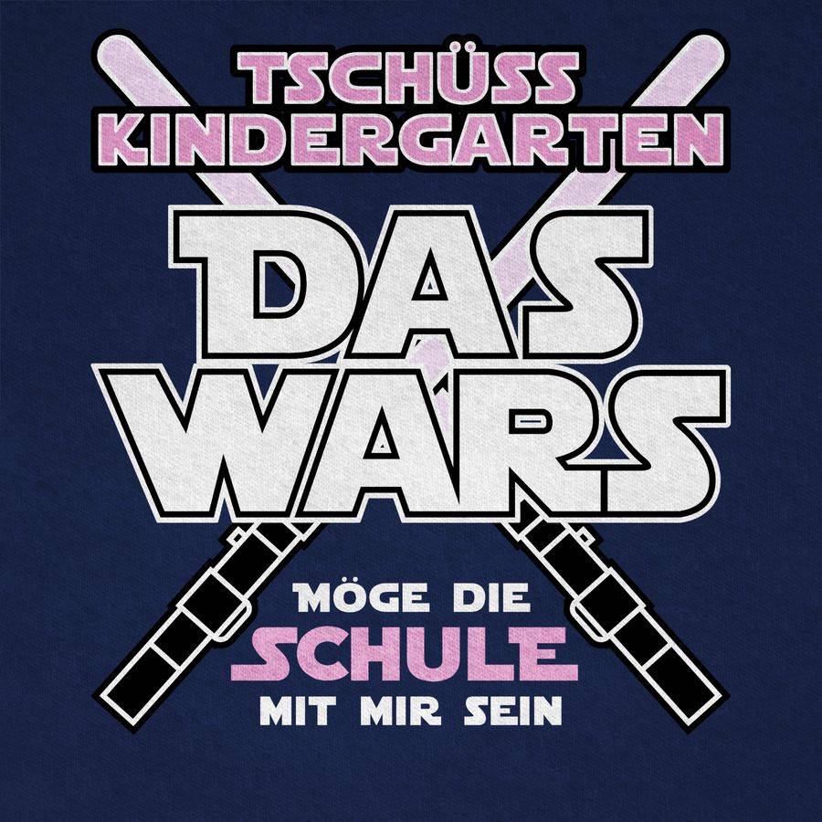 Shirtracer Das Wars Kindergarten Rosa: T-Shirt Rucksack Shirtracer