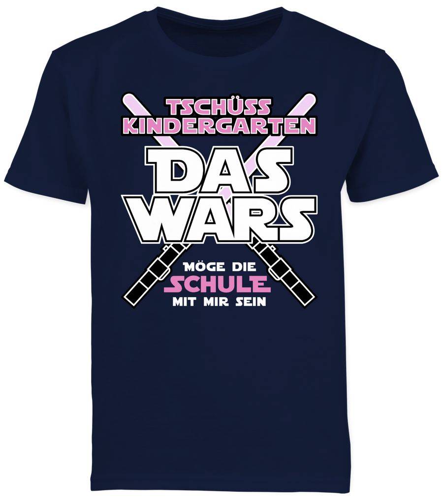 Shirtracer Das Wars Kindergarten Rosa: T-Shirt Rucksack Shirtracer