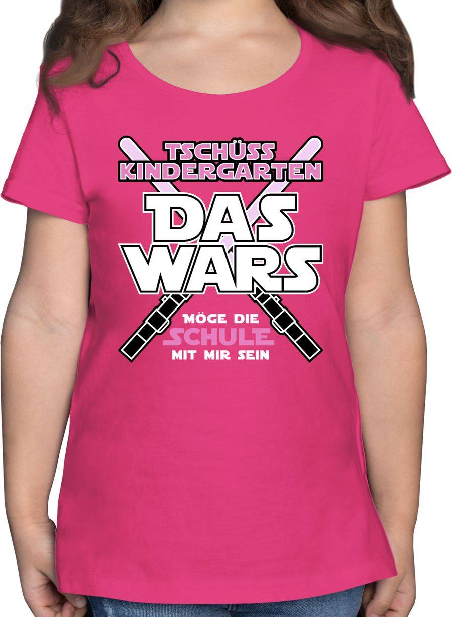 Shirtracer Das Wars Kindergarten Rosa: T-Shirt Rucksack Shirtracer