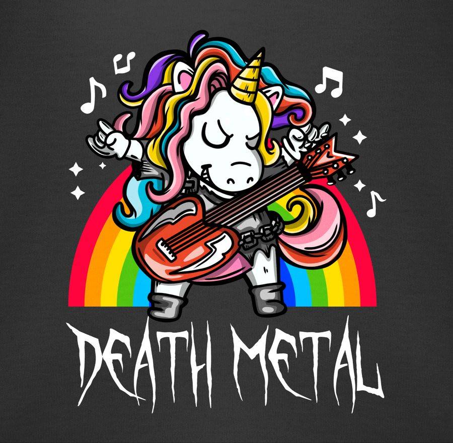 Shirtracer Death Metal Einhorn Shirts & Mehr Shirtracer