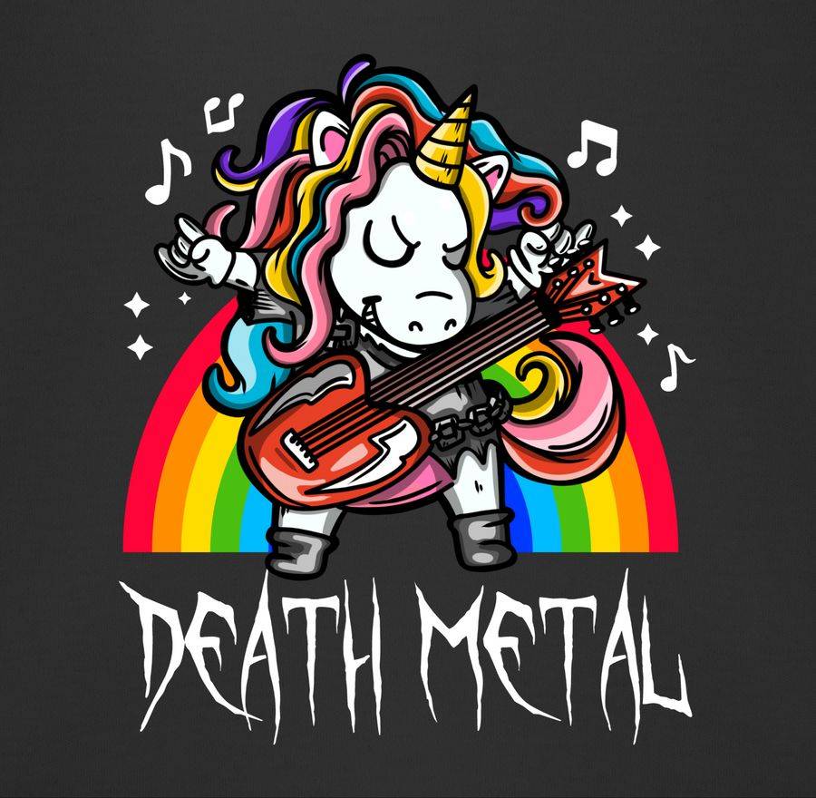 Shirtracer Death Metal Einhorn Shirts & Mehr Shirtracer