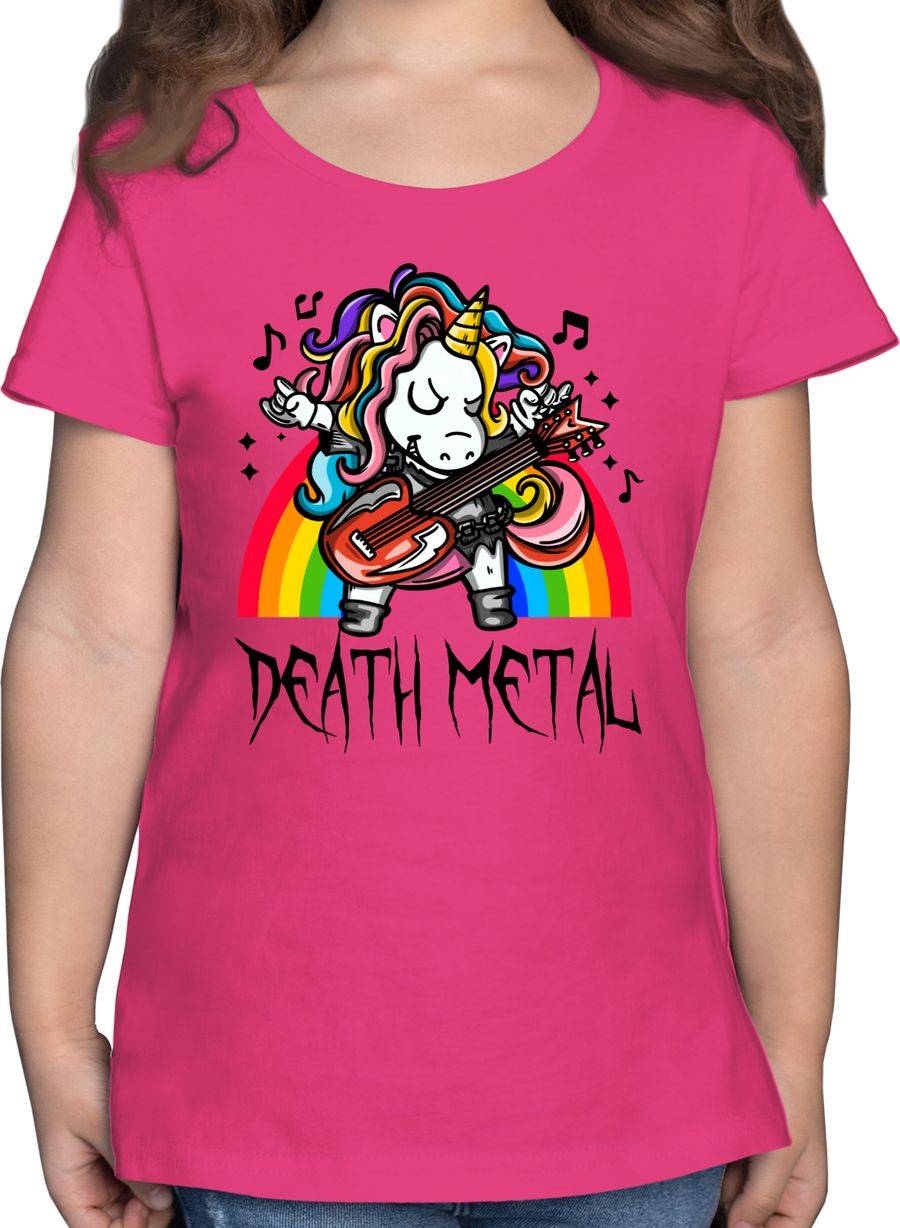 Shirtracer Death Metal Einhorn - Unicorn: T-Shirt Rucksack Shirtracer