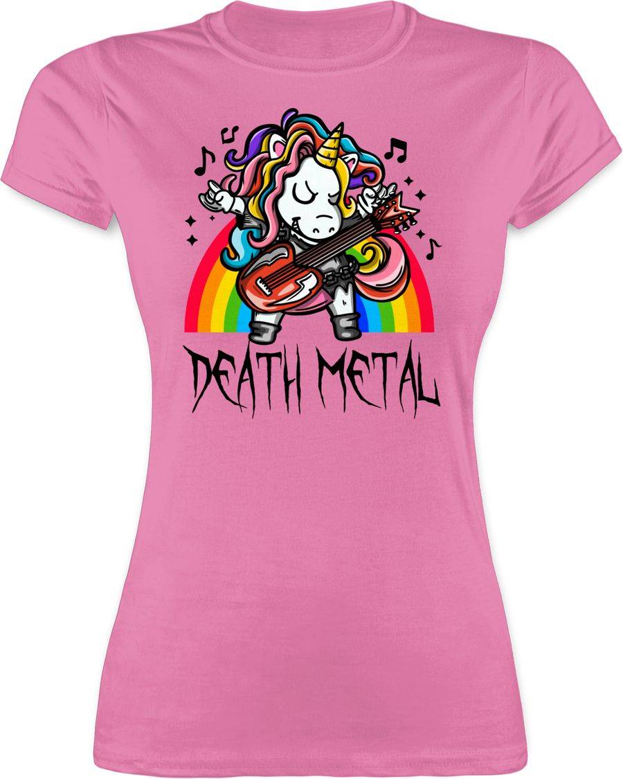 Shirtracer Death Metal Einhorn - Unicorn: T-Shirt Rucksack Shirtracer