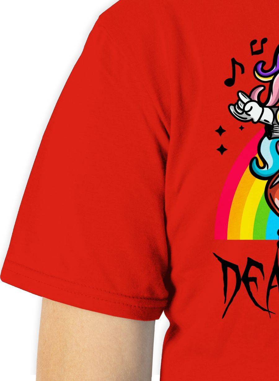 Shirtracer Death Metal Einhorn - Unicorn: T-Shirt Rucksack Shirtracer