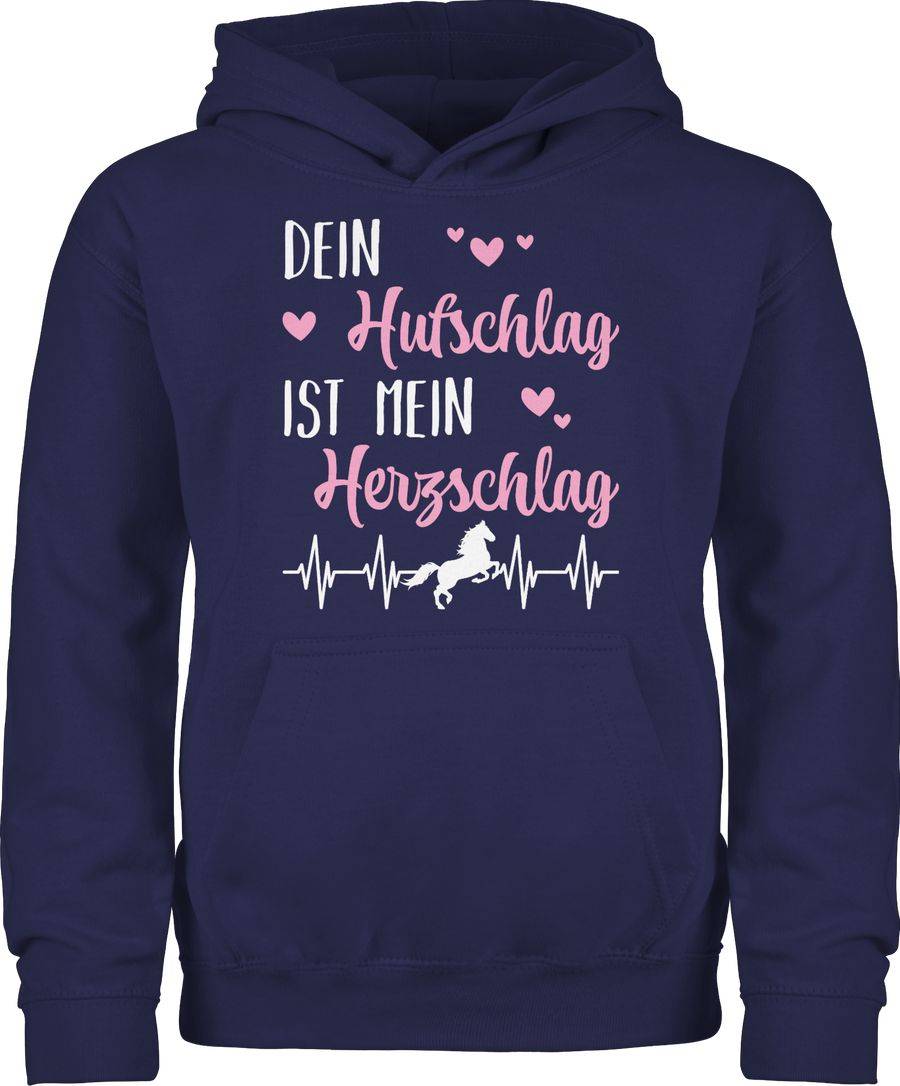 Shirtracer Dein Hufschlag ist mein Herzschlag Herzchen weiß: T-Shirt Gym Bag Shirtracer