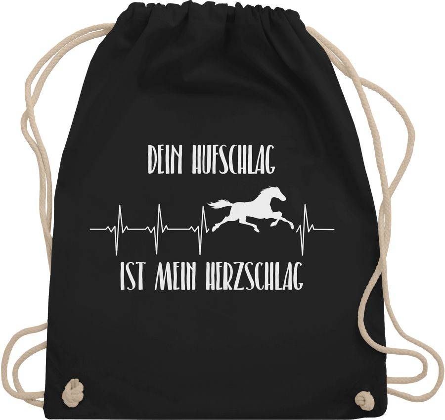Shirtracer Dein Hufschlag ist mein Herzschlag: T-Shirt Gym Bag Shirtracer