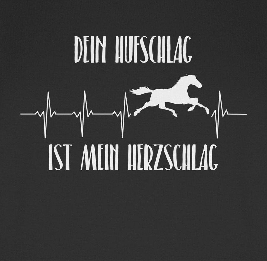 Shirtracer Dein Hufschlag Ist Mein Herzschlag: T-Shirt Gym Bag Shirtracer