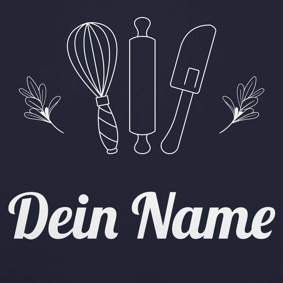 Shirtracer Dein Name - Geschenkidee Backen Hobbybäckerin Weihnachten Muttertag Geburtstag H Shirtracer
